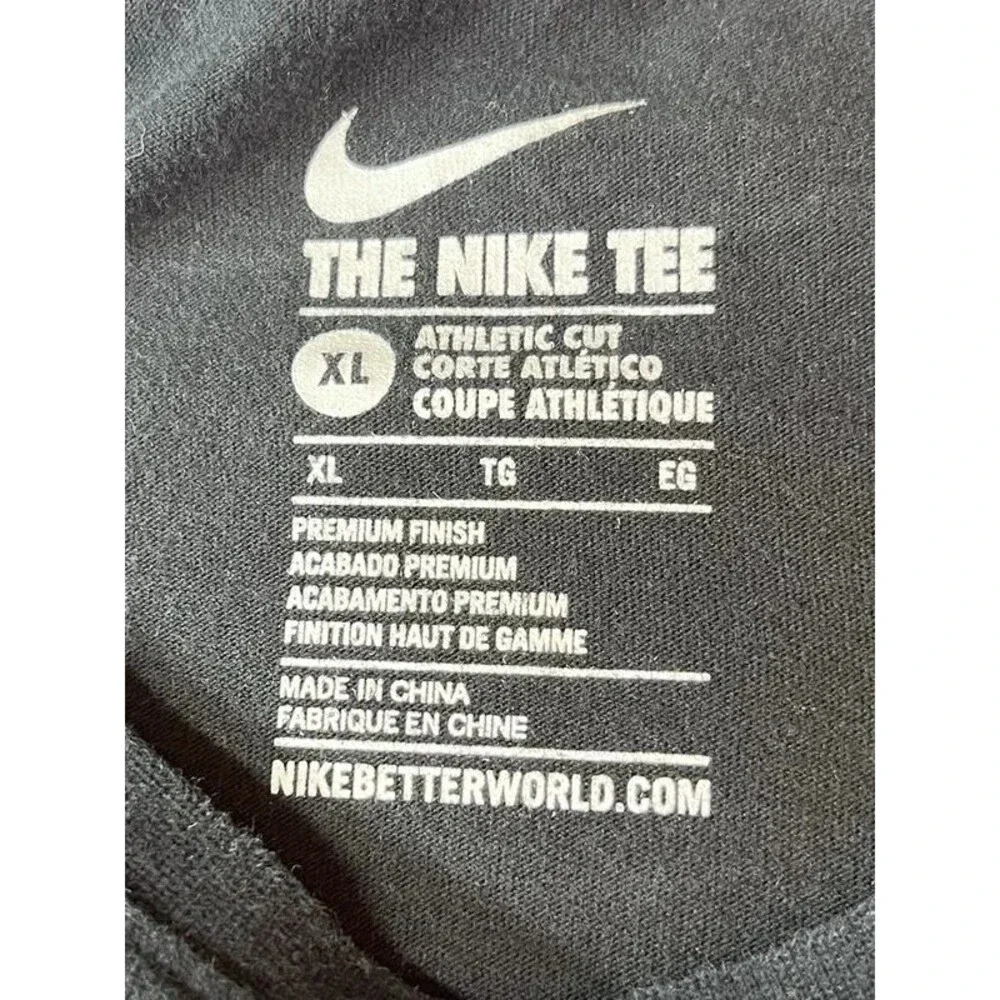 Nike L/S Tee Shirt AM Crew Snake Cobra Non Ducor Swoosh Cotton Black Men’s XL